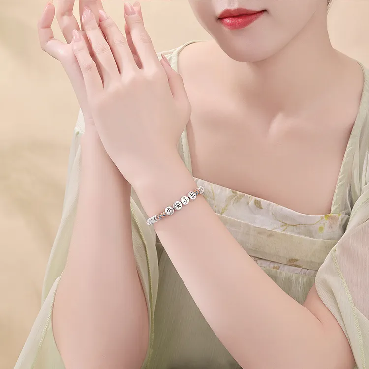 CHINA GOLD S925 Silver Bracelets Unisex-2