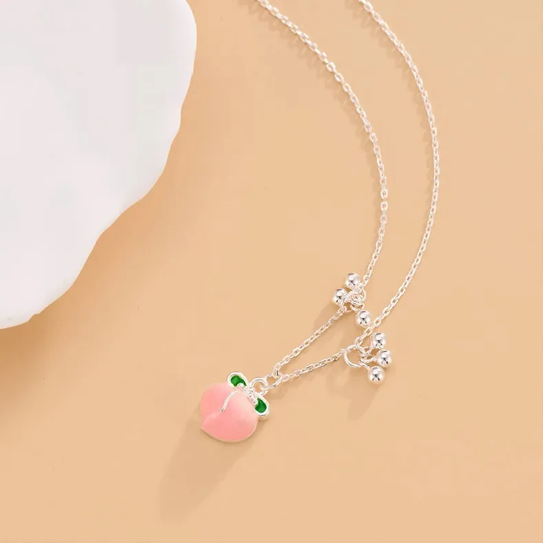 CHINA GOLD S925 Silver Necklaces Women's-2