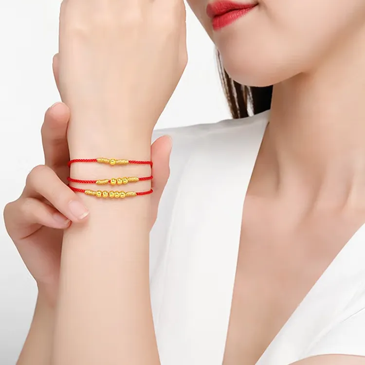 CHINA GOLD Solid Gold Bracelets Unisex-4