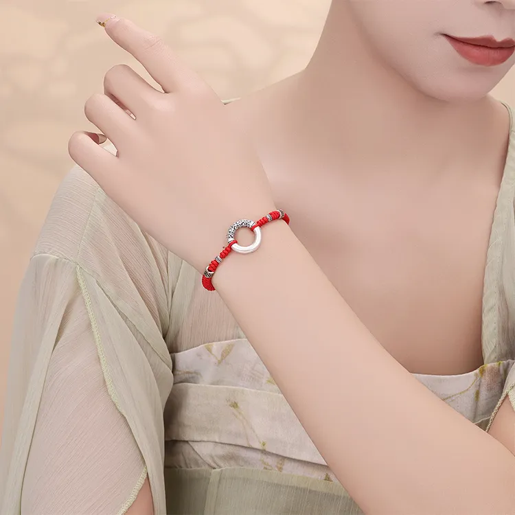 CHINA GOLD S925 Silver Bracelets Unisex-2