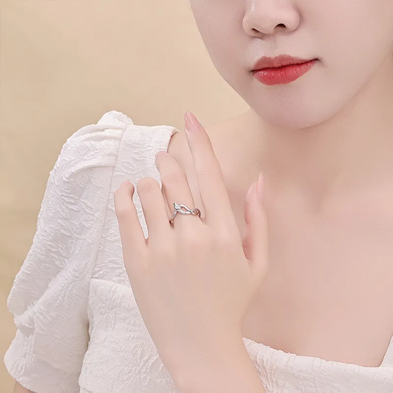 CHINA GOLD S925 Silver Rings Unisex-2