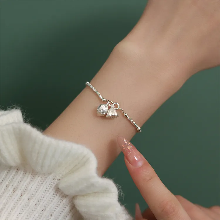 CHINA GOLD S925 Silver Bracelets Women's-2