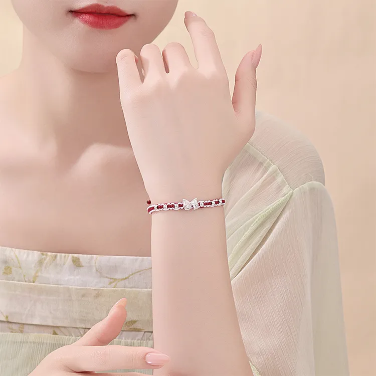CHINA GOLD Sterling Silver Bracelets Women's-3