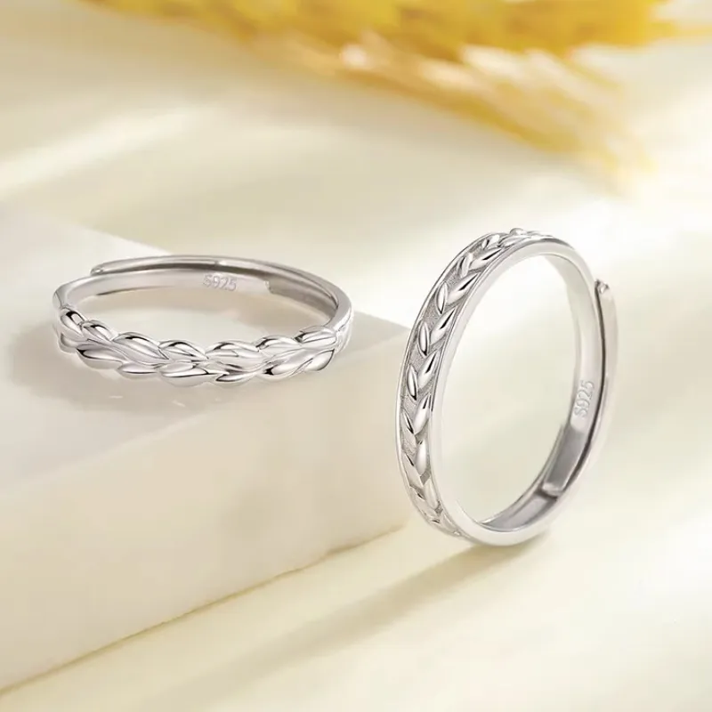 CHINA GOLD S925 Silver Rings Unisex-4