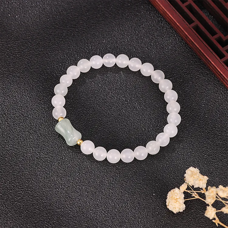 CHINA GOLD Chalcedony Bracelets Women's-8