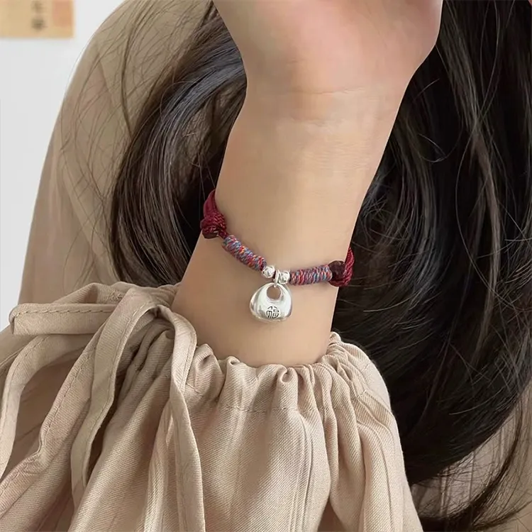 CHINA GOLD Sterling Silver 990 Bracelets Women's-1