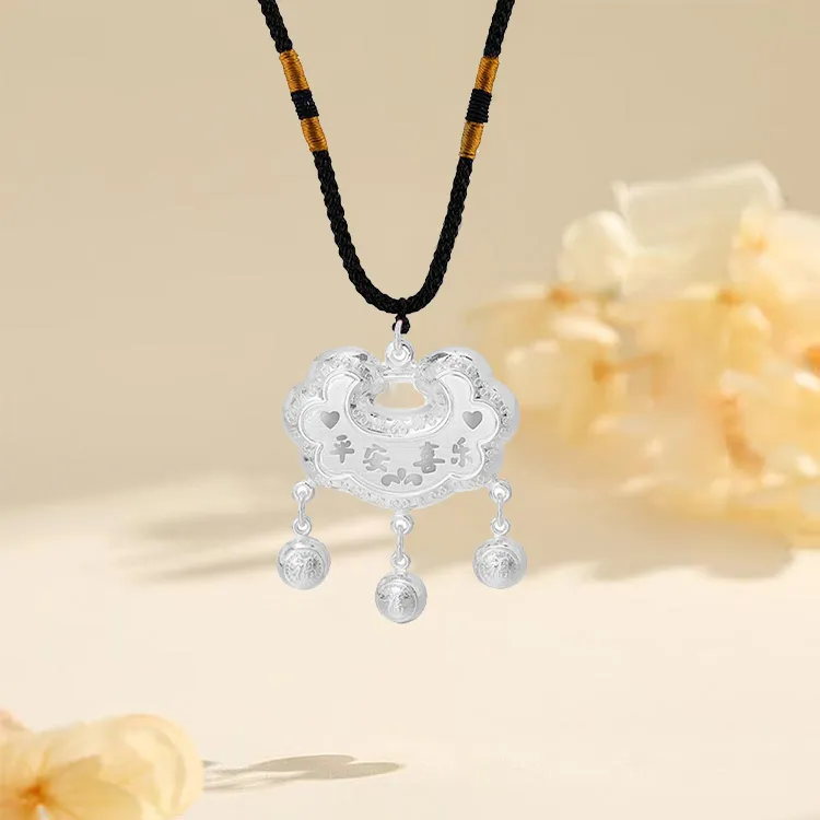 CHINA GOLD Sterling Silver 990 Necklaces Kids'-1