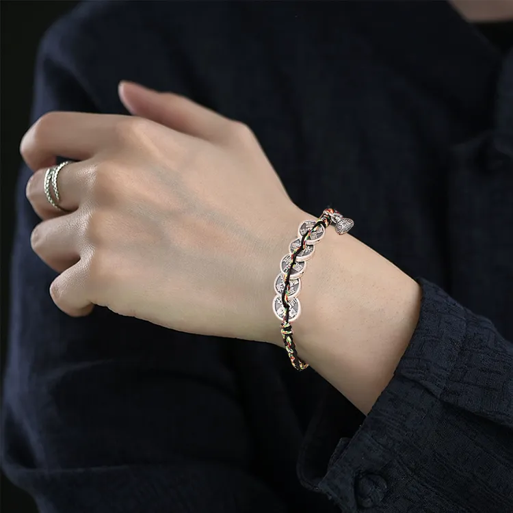 CHINA GOLD S925 Silver Bracelets Unisex-2