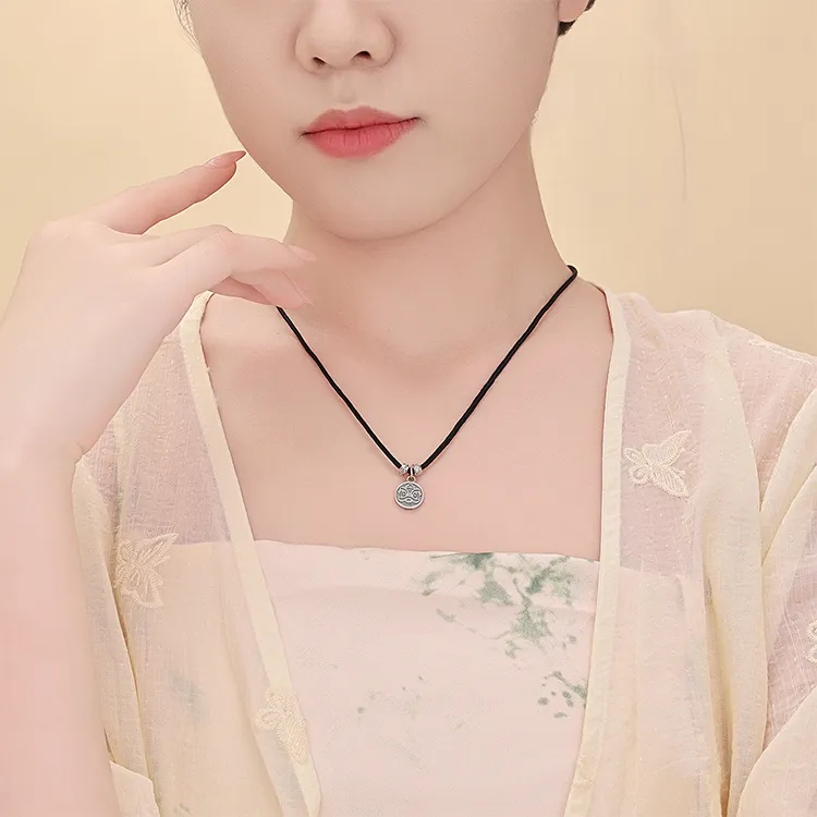 CHINA GOLD S925 Silver Necklaces Unisex-2