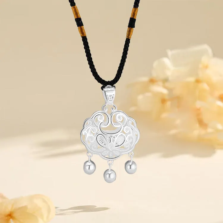 CHINA GOLD Sterling Silver 990 Necklaces Women's-1