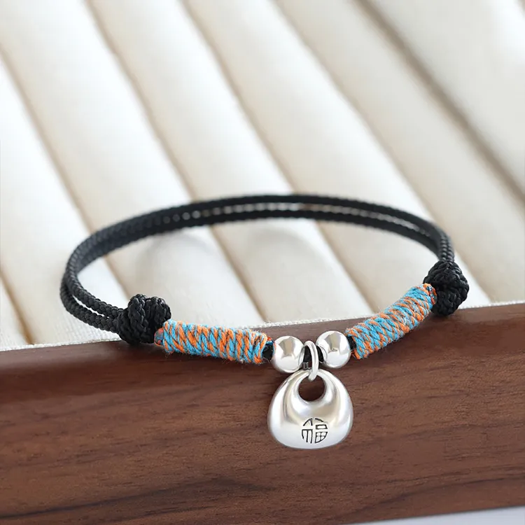 CHINA GOLD 999 Fine Silver Bracelets Unisex-4