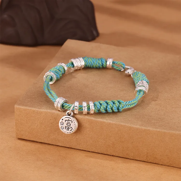 CHINA GOLD 999 Fine Silver Bracelets Unisex-1