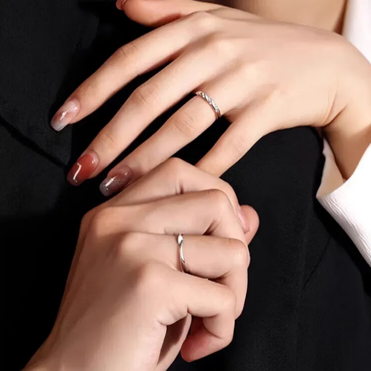 CHINA GOLD S925 Silver Rings Unisex-3