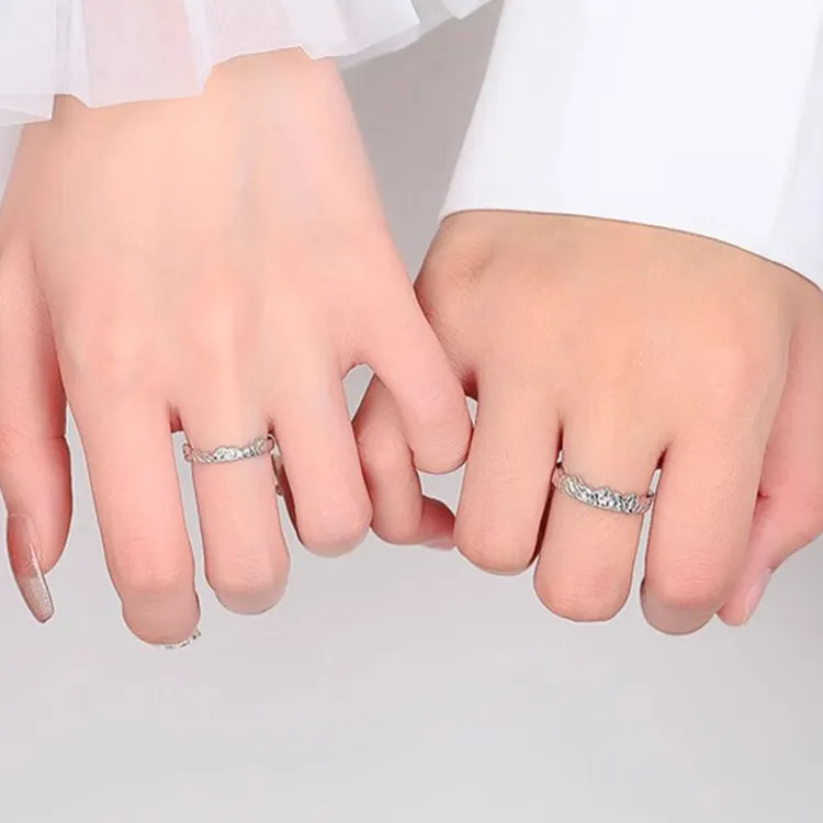 CHINA GOLD S999 Fine Silver Rings Unisex-4