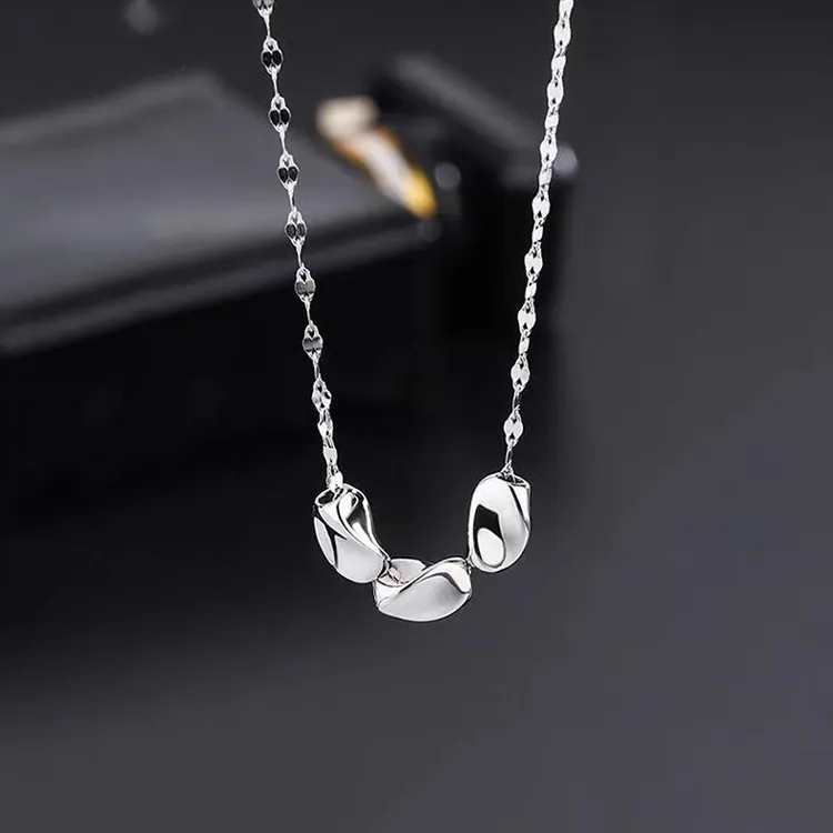 CHINA GOLD S999 Fine Silver Necklaces Women's-1