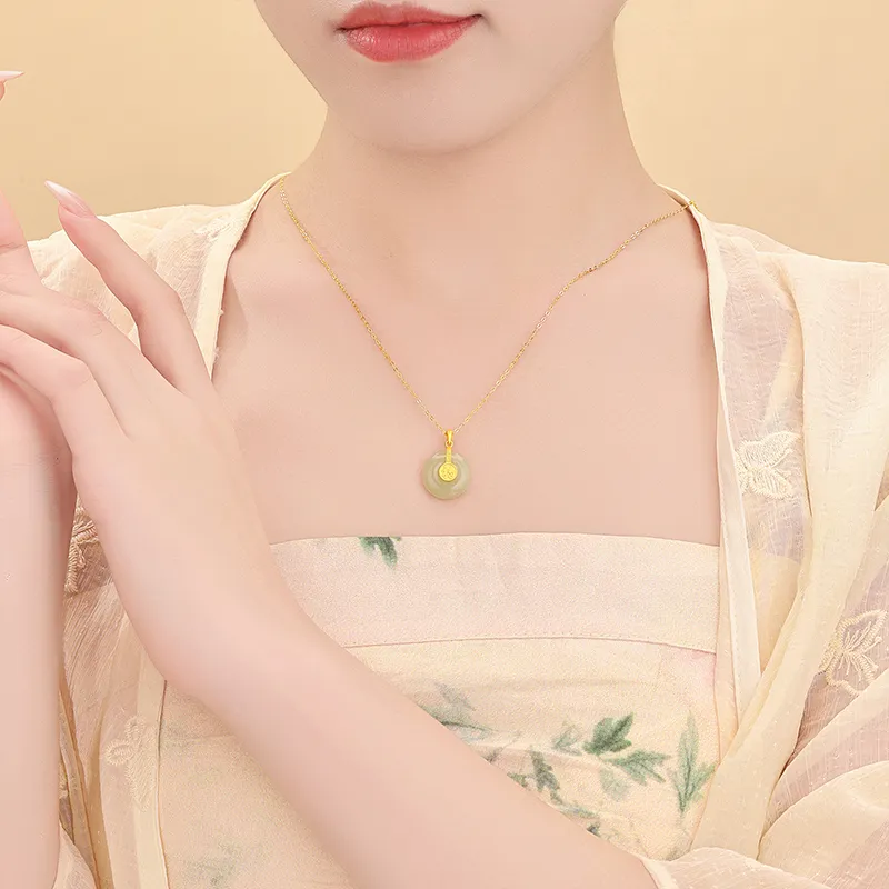 CHINA GOLD Pendants Green Jade Women's-3