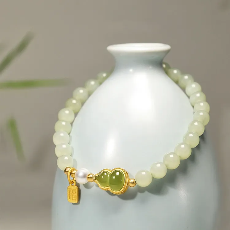 CHINA GOLD Bracelets White Jade/Pale Greenish White Jade Women's-2