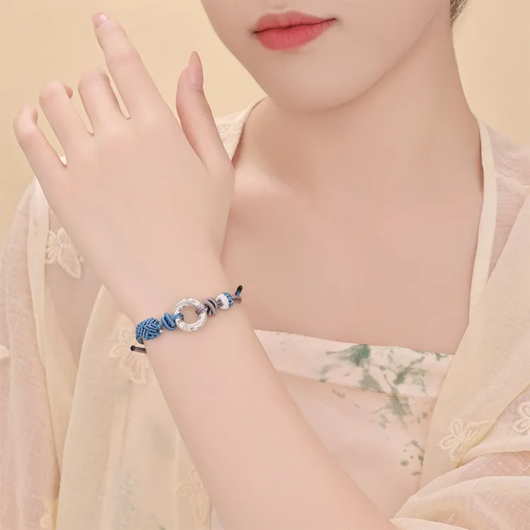 CHINA GOLD Sterling Silver 990 Bracelets Unisex-2