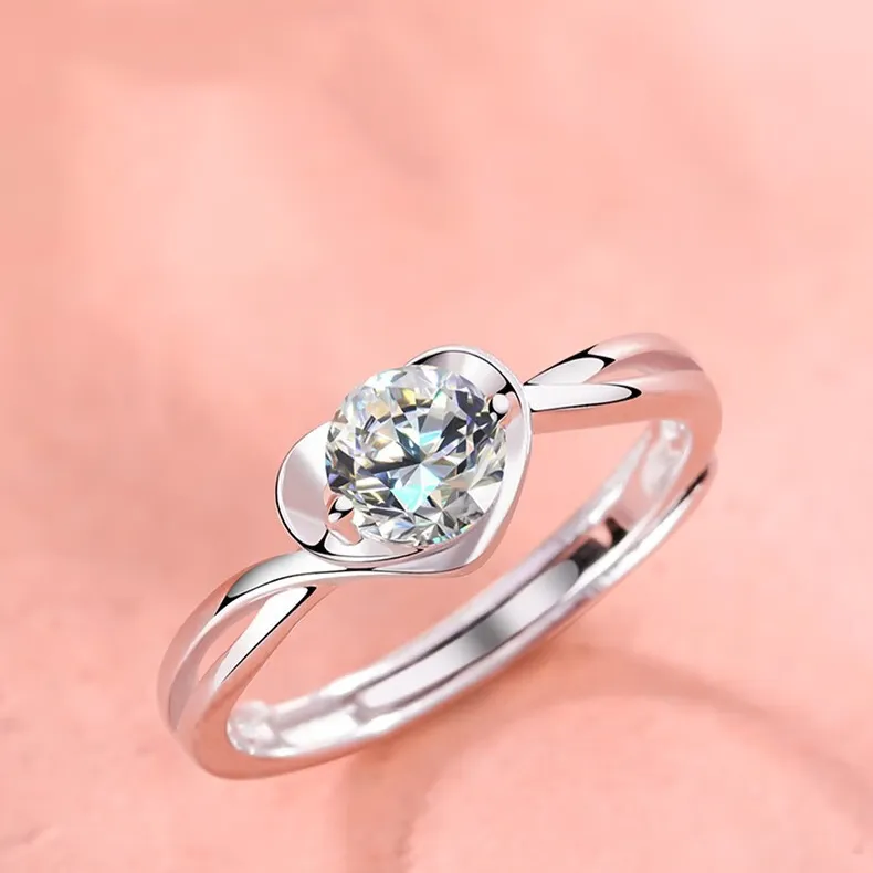 CHINA GOLD S925 Silver Rings Women's-1