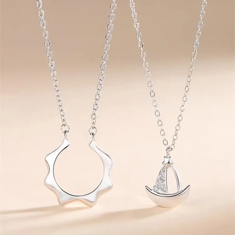 CHINA GOLD S925 Silver Necklaces Unisex-4