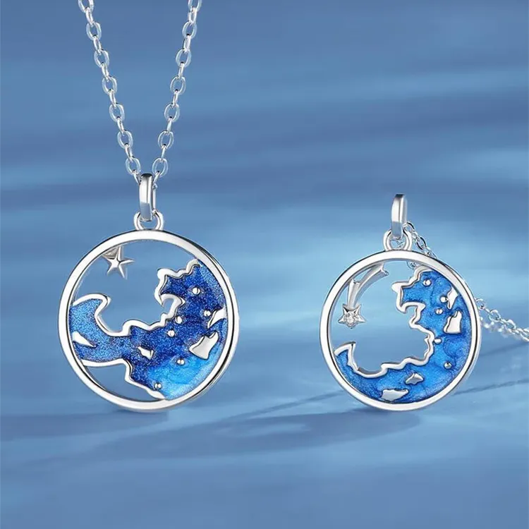 CHINA GOLD S925 Silver Necklaces Unisex-10