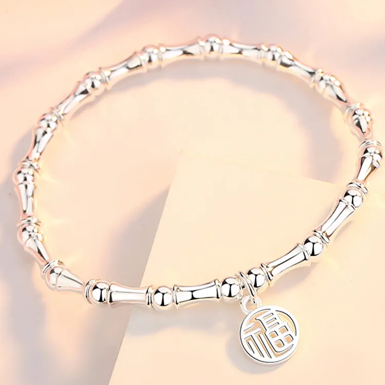 CHINA GOLD 990 Silver Bracelets Women's-1