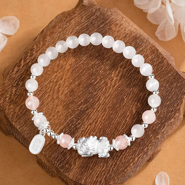 CHINA GOLD Chalcedony Bracelets Unisex-1