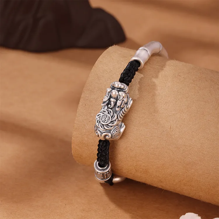 CHINA GOLD S999 Fine Silver Bracelets Unisex-1