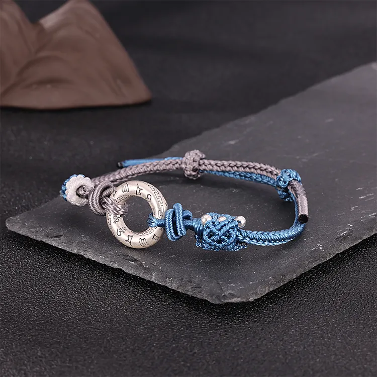 CHINA GOLD Sterling Silver 990 Bracelets Unisex-1