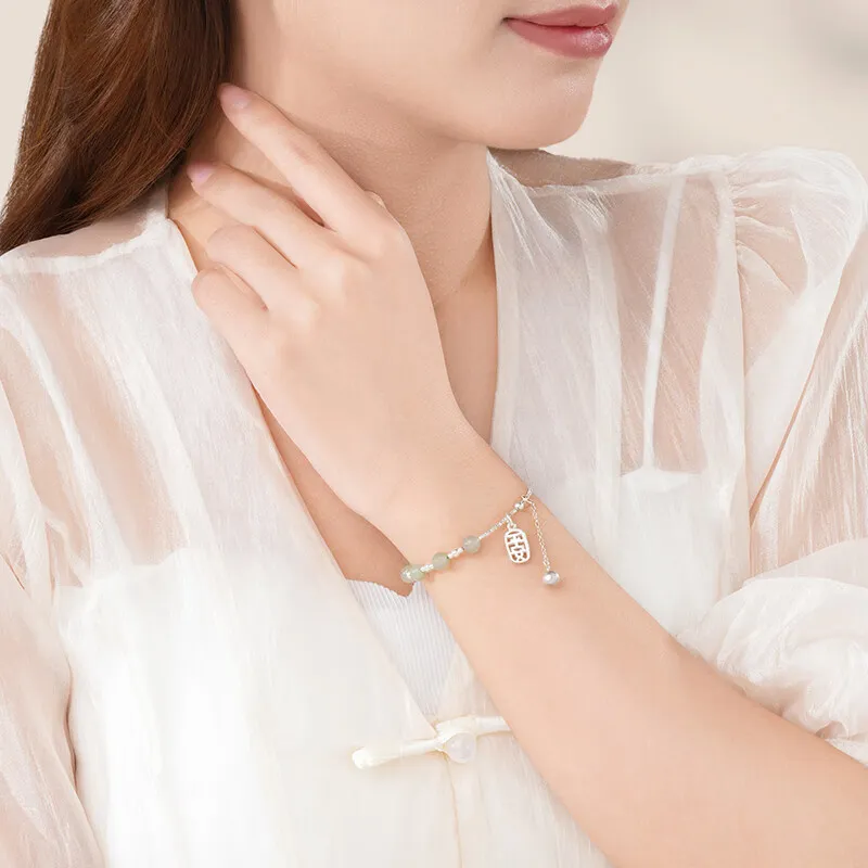 CHINA GOLD Bracelets Green Jade Women's-5