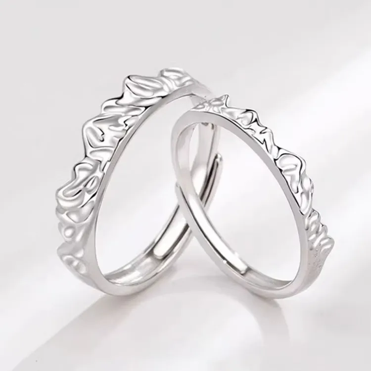 CHINA GOLD S999 Fine Silver Rings Unisex-3