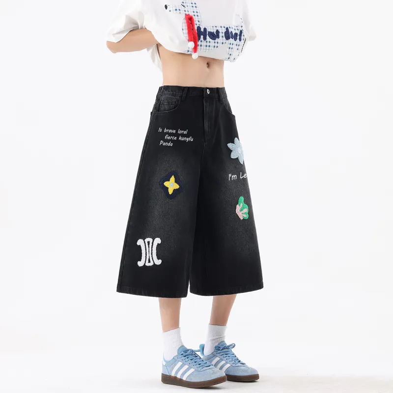Kung Fu Panda Denim Shorts Unisex-6