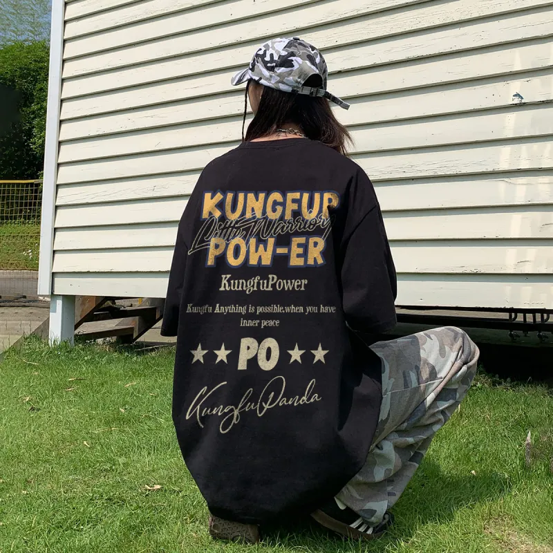 Kung Fu Panda T Shirts Unisex-4
