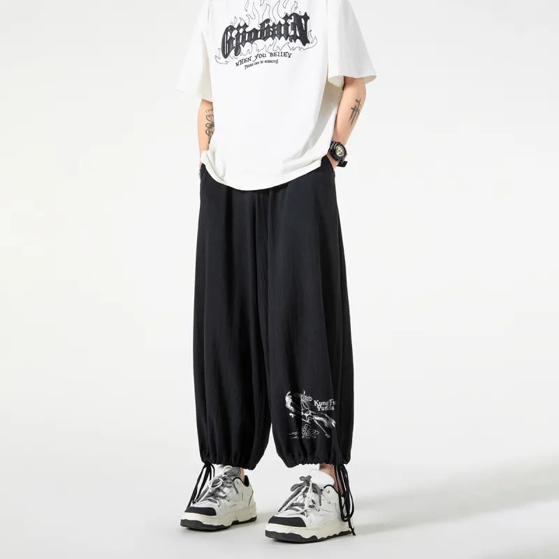 Kung Fu Panda Casual Pants Unisex-4
