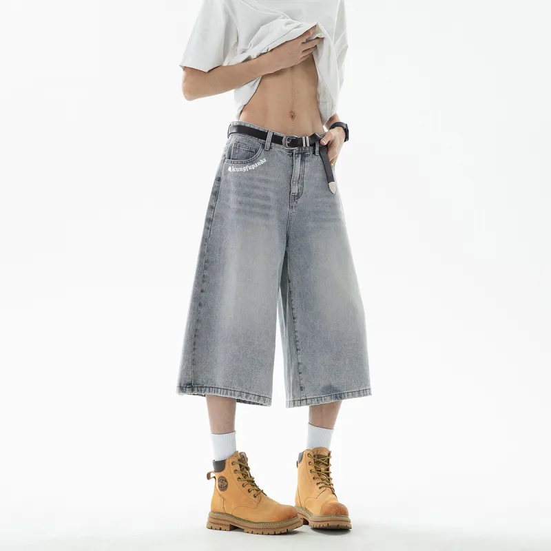 Kung Fu Panda Denim Shorts Unisex-5