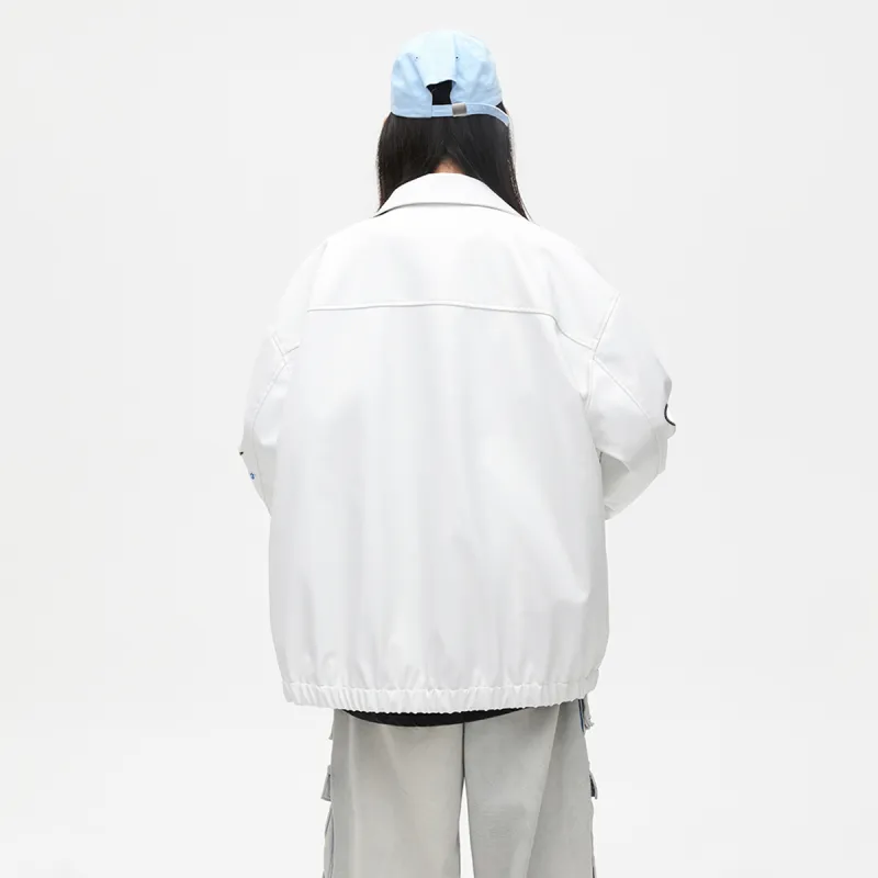 Kung Fu Panda Leather Jacket Unisex-5