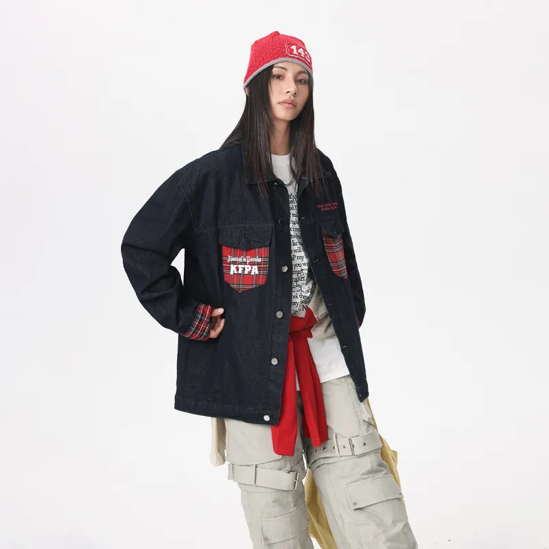 Kung Fu Panda Denim Jacket Unisex Blue-3