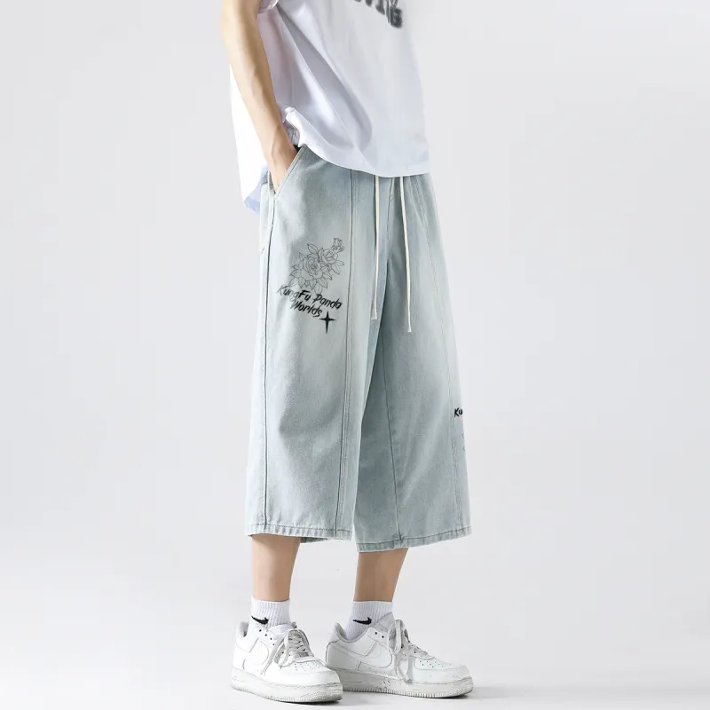 Kung Fu Panda Denim Shorts Unisex-3