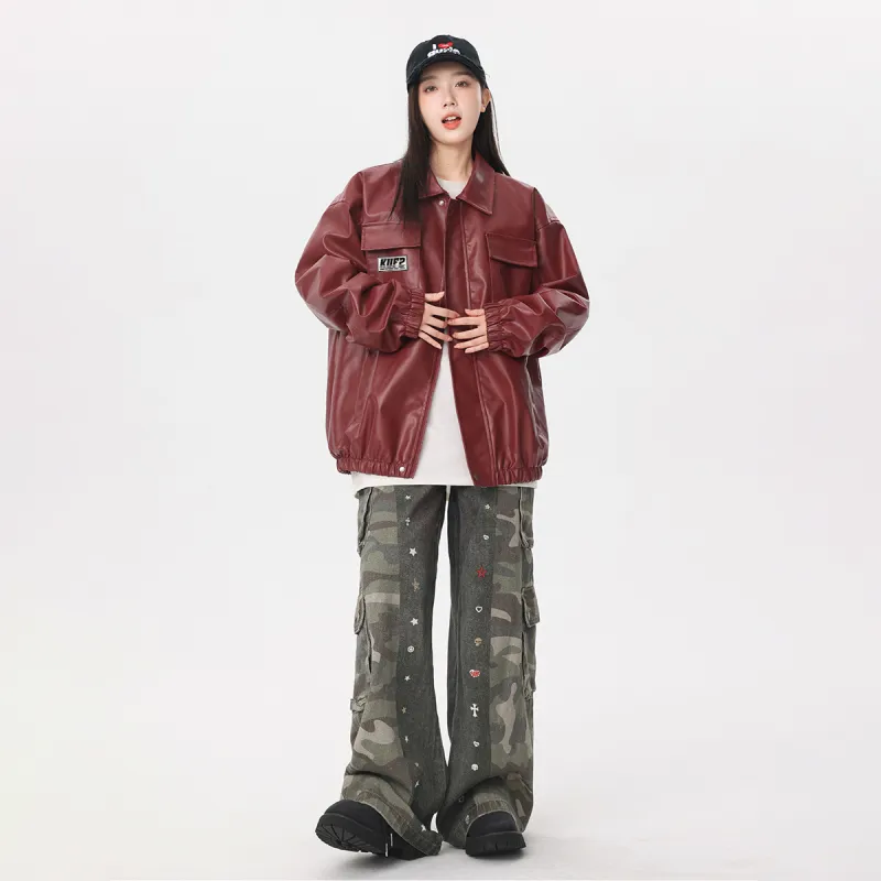 Kung Fu Panda Leather Jacket Unisex-14