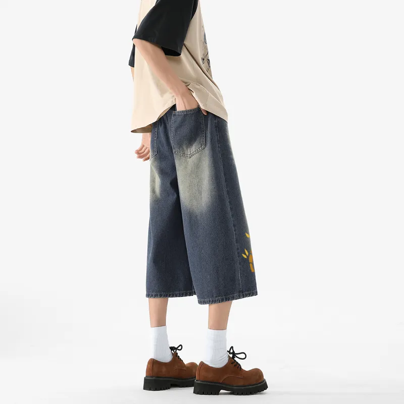Kung Fu Panda Denim Shorts Unisex-12