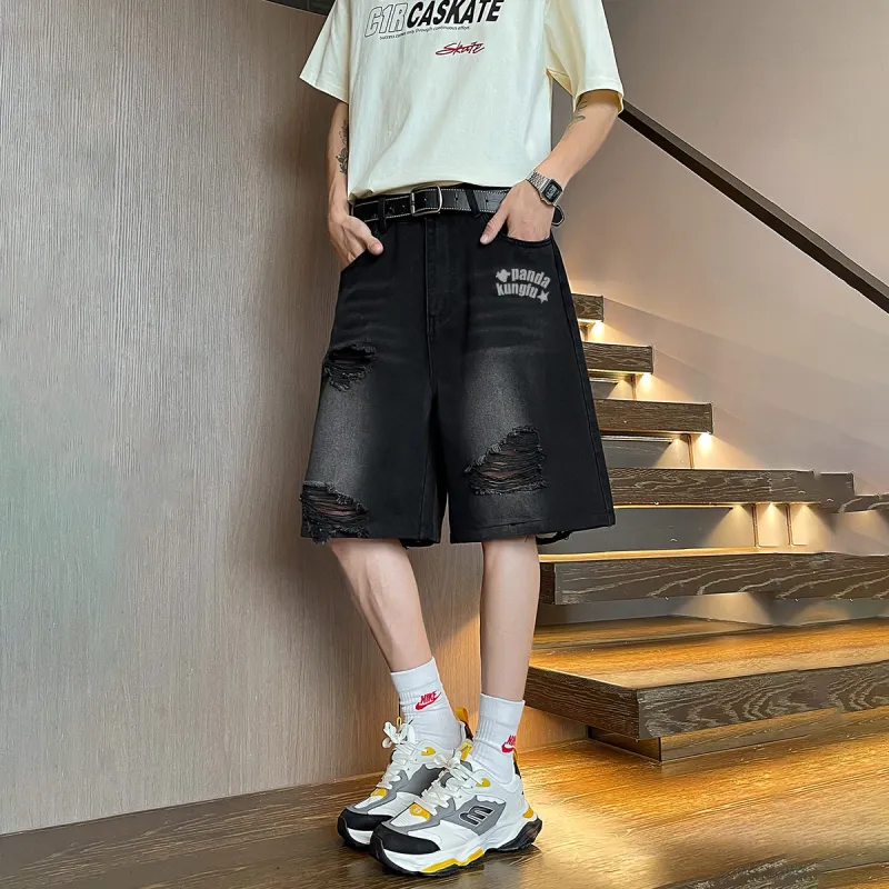 Kung Fu Panda Denim Shorts Unisex-3