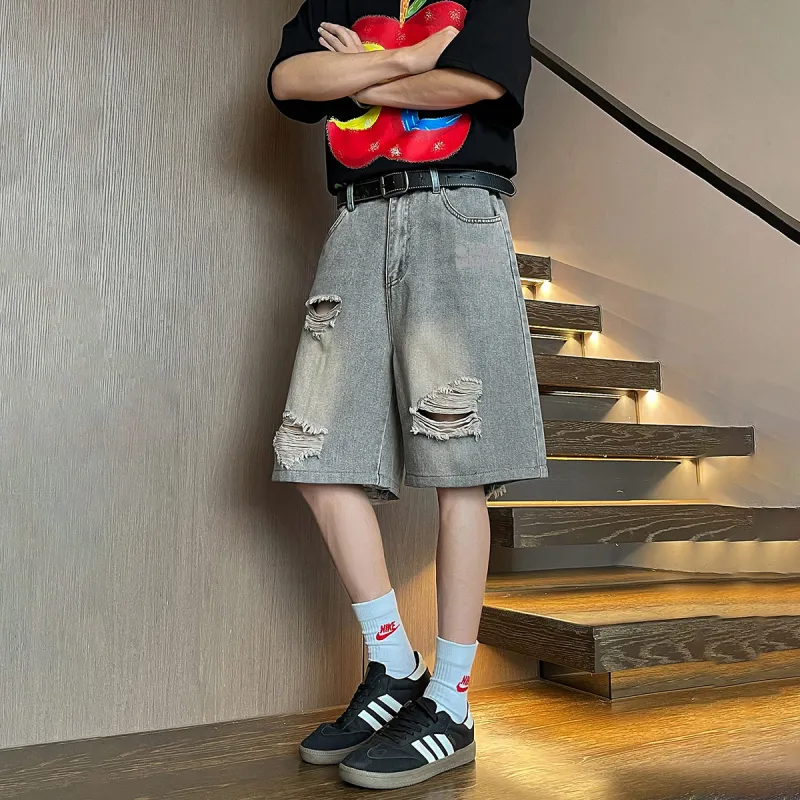 Kung Fu Panda Denim Shorts Unisex-11