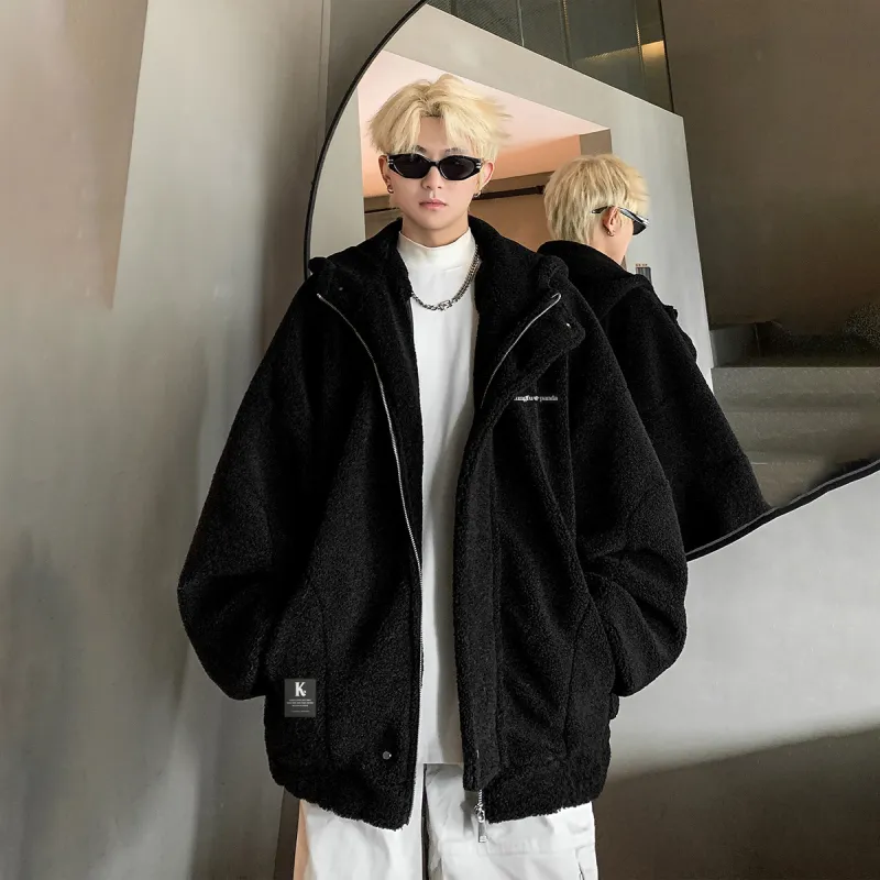 Kung Fu Panda Velvet feel Coat Unisex-2