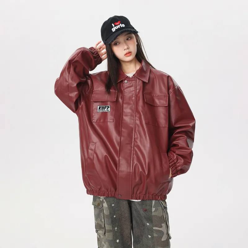 Kung Fu Panda Leather Jacket Unisex-18