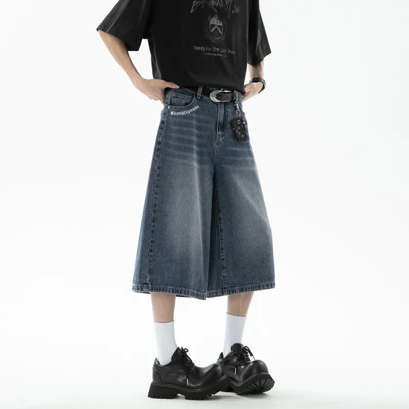 Kung Fu Panda Denim Shorts Unisex-12