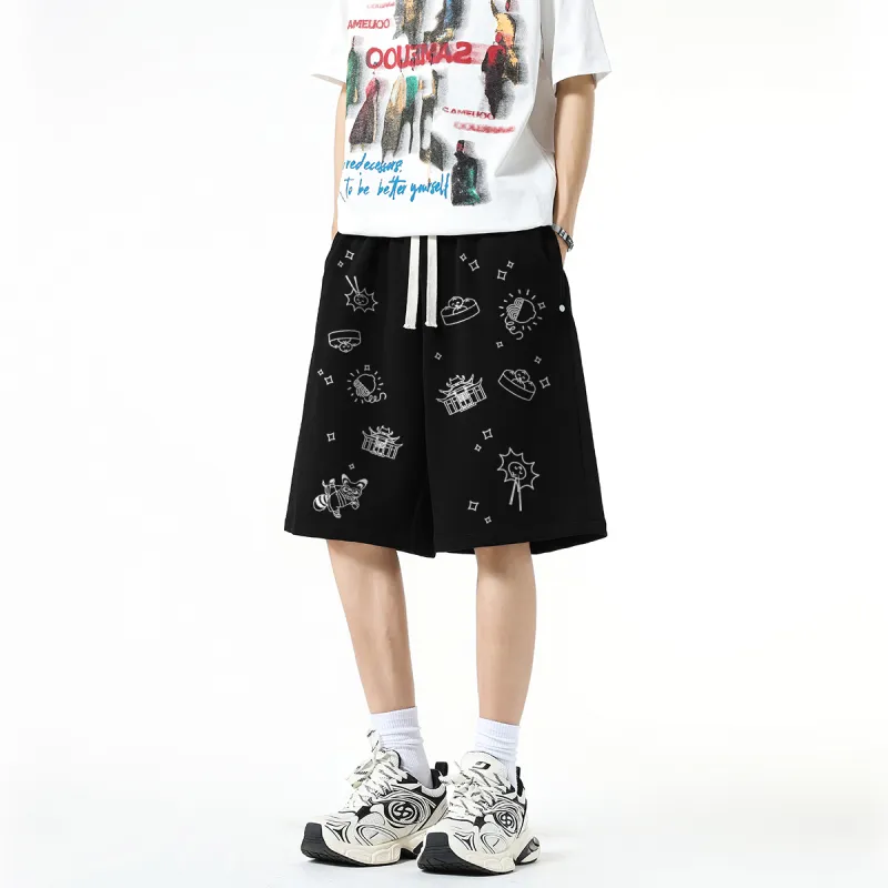 Kung Fu Panda Casual Shorts Unisex-16
