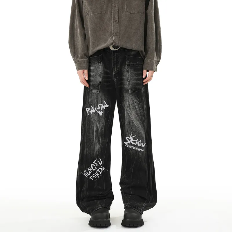 Kung Fu Panda Jeans Unisex-2