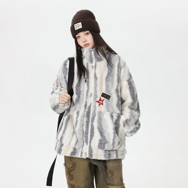 Kung Fu Panda Velvet feel Coat Unisex-13