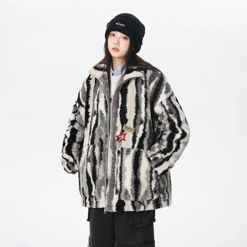 Kung Fu Panda Velvet feel Coat Unisex-2