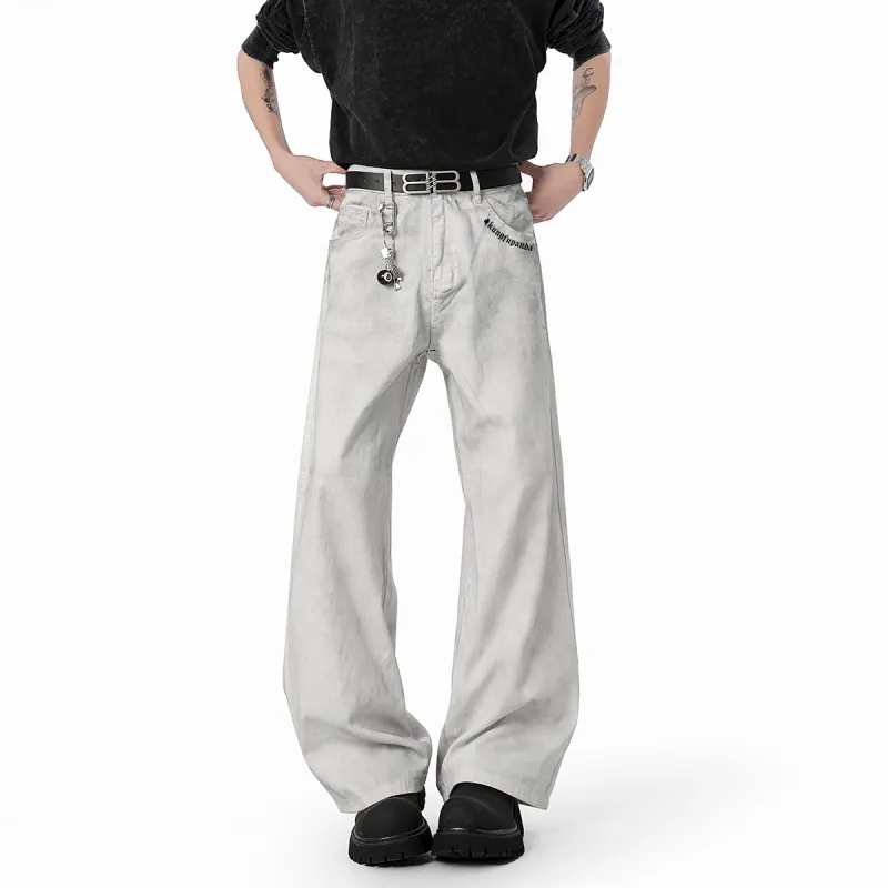 Kung Fu Panda Jeans Unisex Dirty White-5